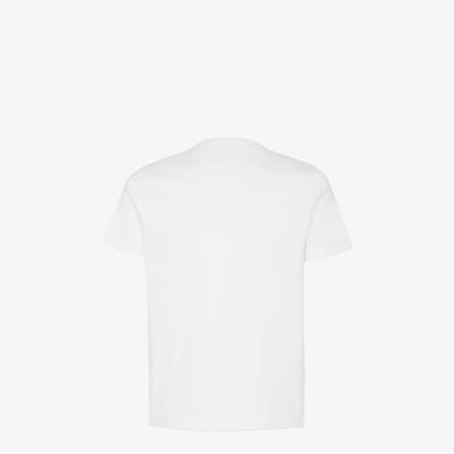 White Letters Print T Shirt