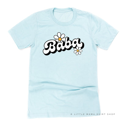 DAISY - BABA - w/ Full Daisy on Back - Unisex Tee