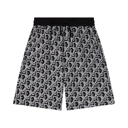 Jacquard knit shorts