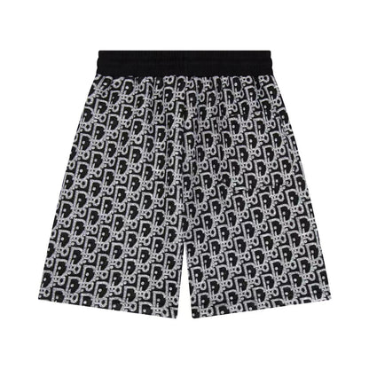 Jacquard knit shorts