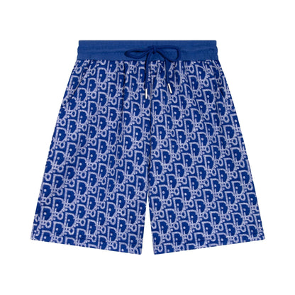 Jacquard knit shorts