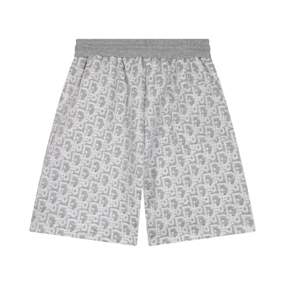 Jacquard knit shorts