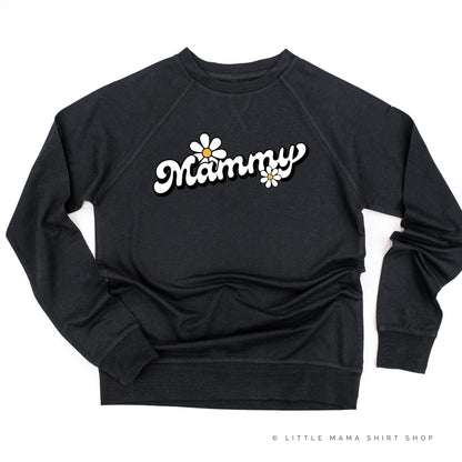 DAISY - MAMMY - w/ Full Daisy on Back - Lightweight Pullover Sweater