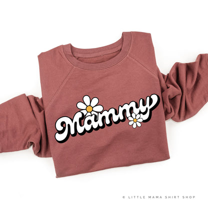 DAISY - MAMMY - w/ Full Daisy on Back - Lightweight Pullover Sweater