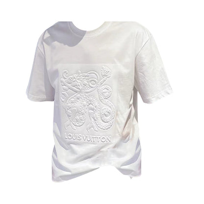 Dragon totem design short sleeves