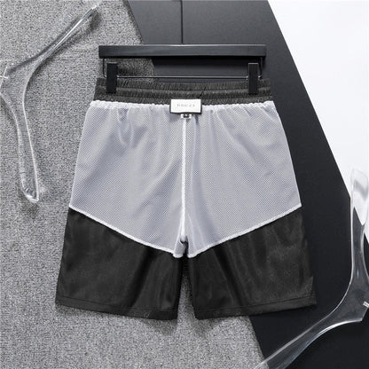 AS-Dark pattern side line shorts