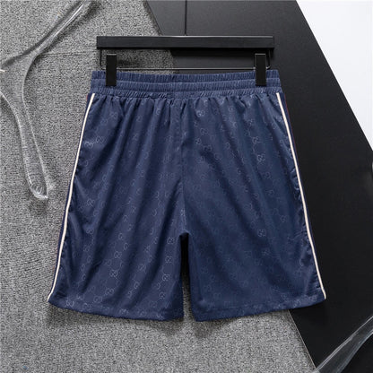 AS-Dark pattern side line shorts