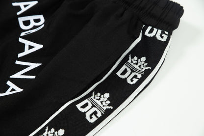 embroidered monogram shorts