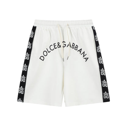 embroidered monogram shorts