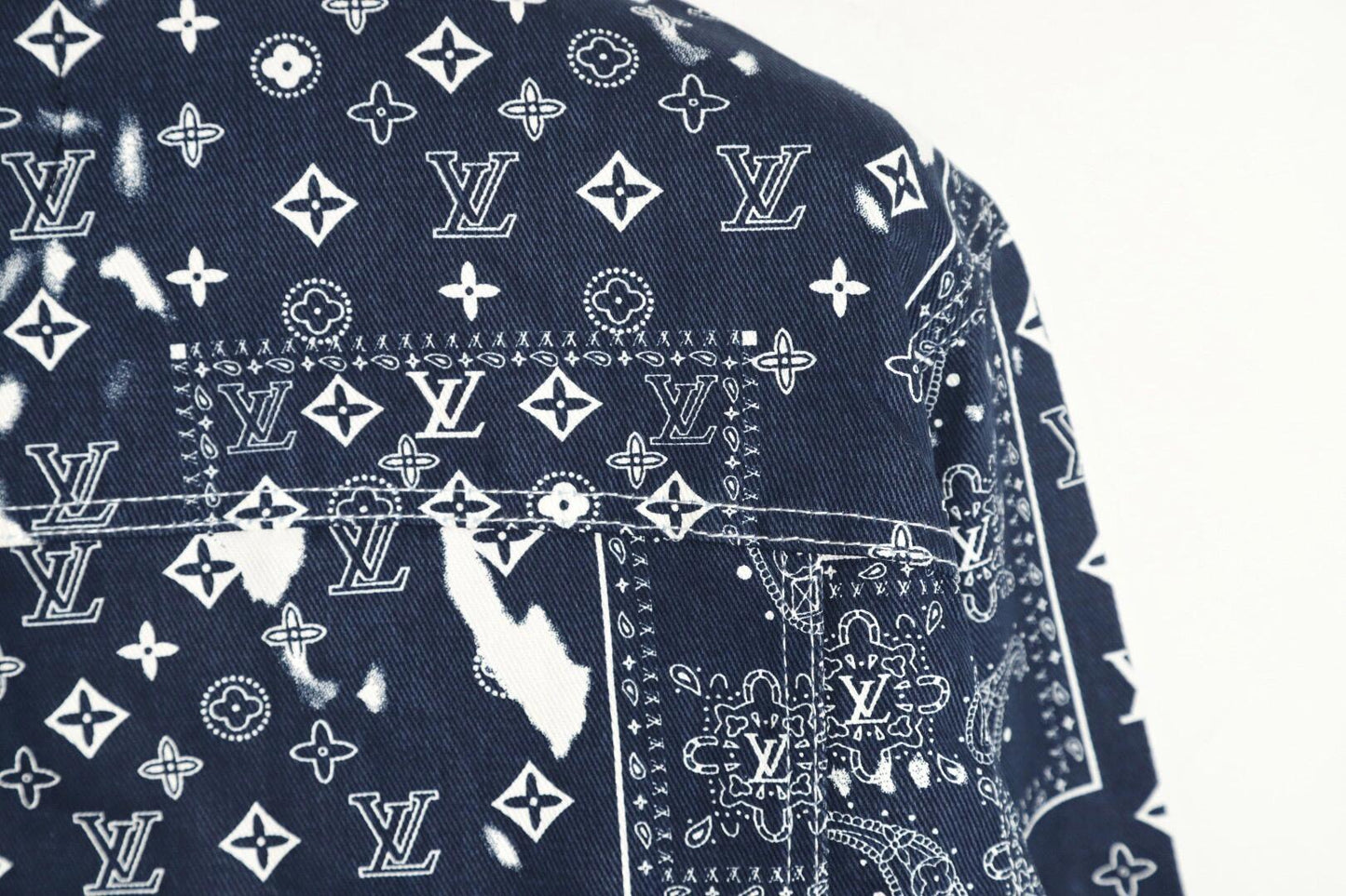 all-over logo jacket