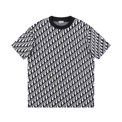 AS-Allover jacquard logo T-shirt