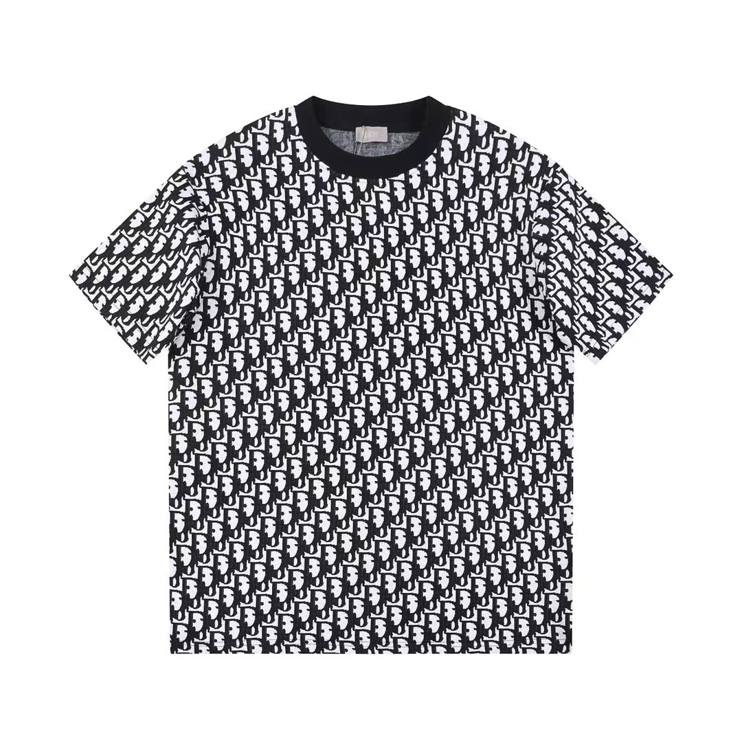 AS-Allover jacquard logo T-shirt