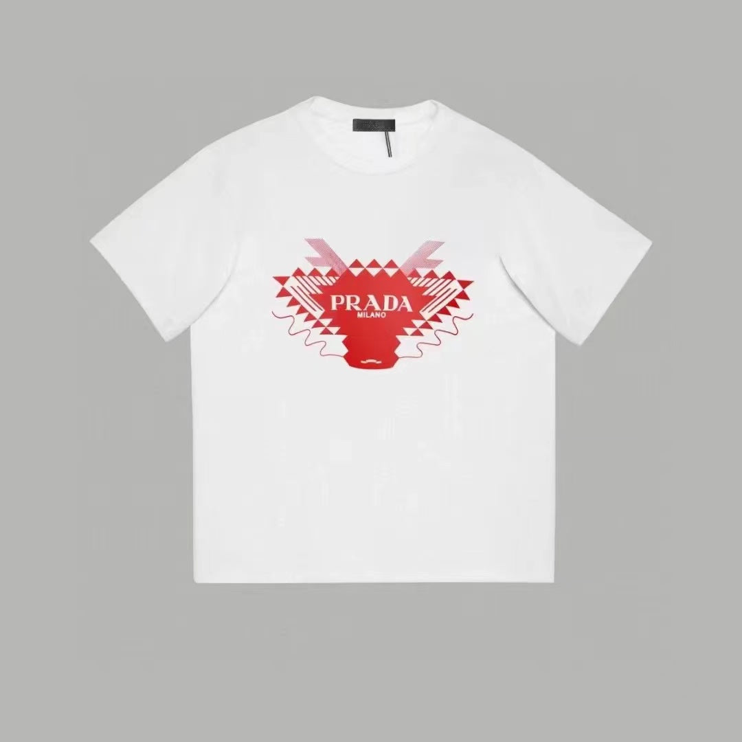 triangle red logo t-shirt