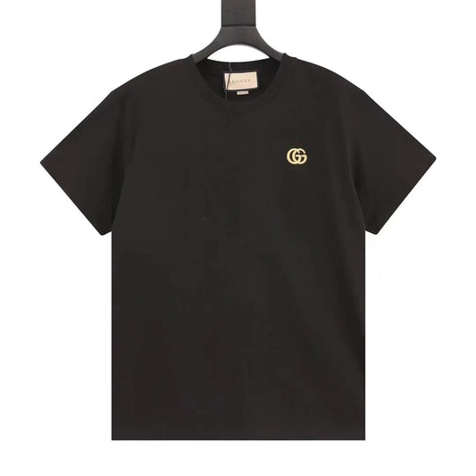 Double G embroidered chest T-shirt