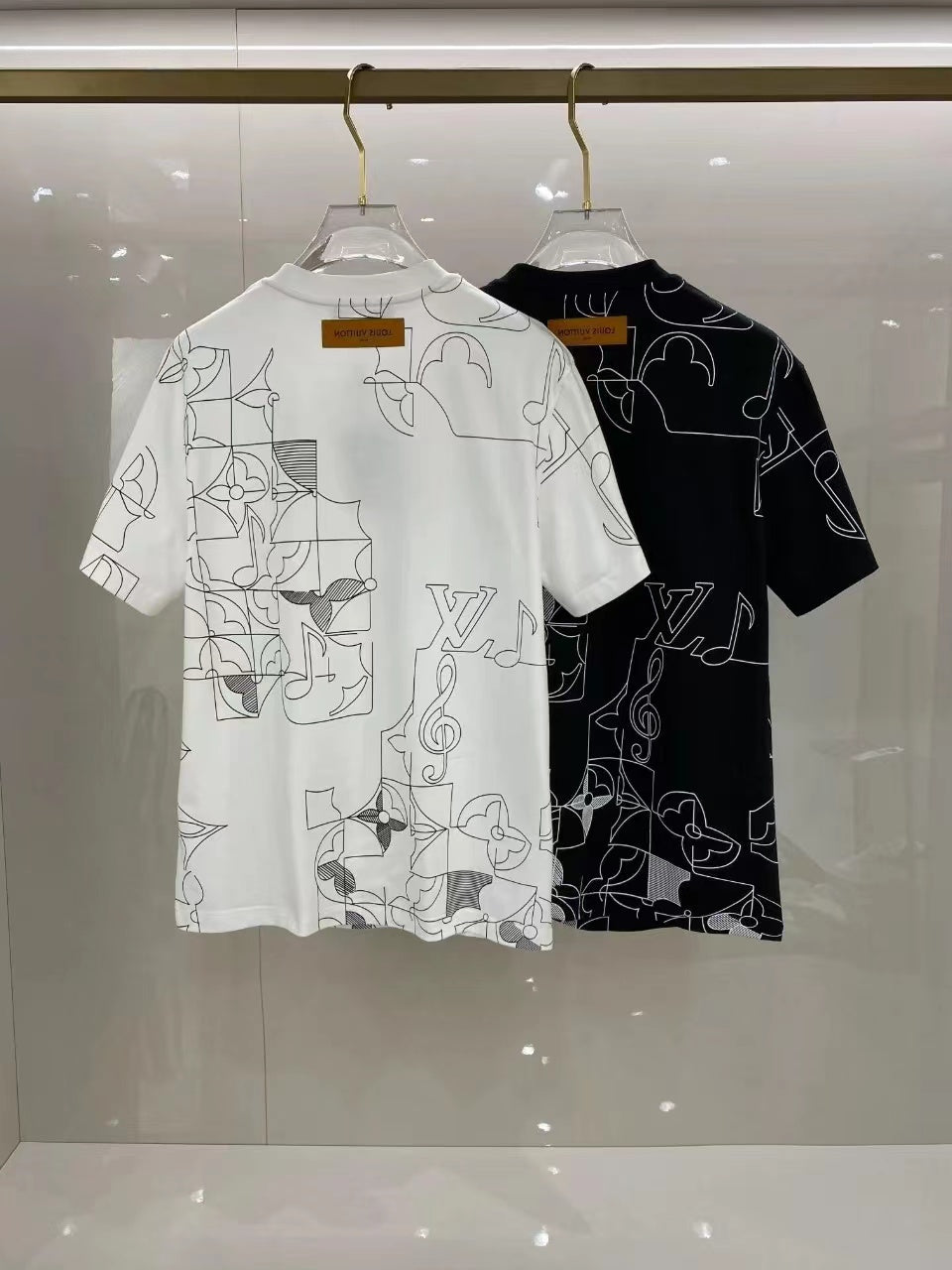 24SS New Geometric design T-shirts