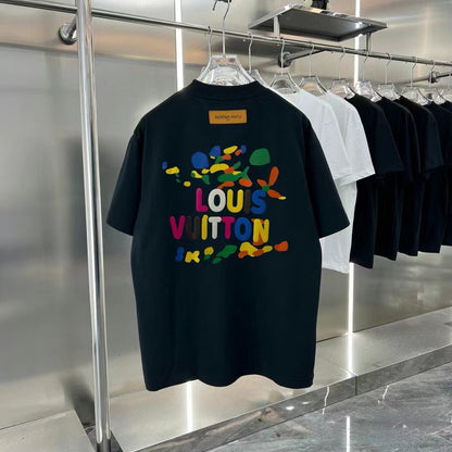 24ss Colorful logo cotton T-shirt