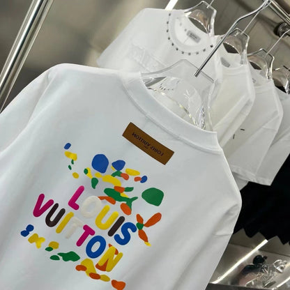 24ss Colorful logo cotton T-shirt