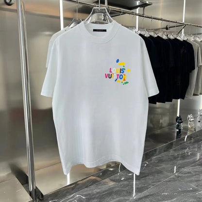 24ss Colorful logo cotton T-shirt