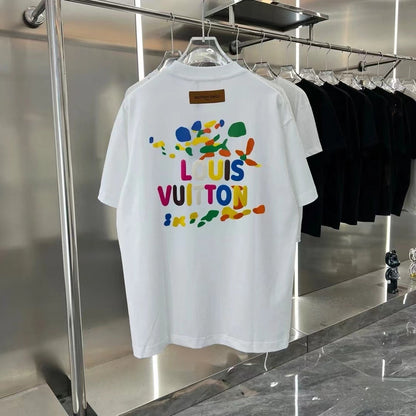 24ss Colorful logo cotton T-shirt