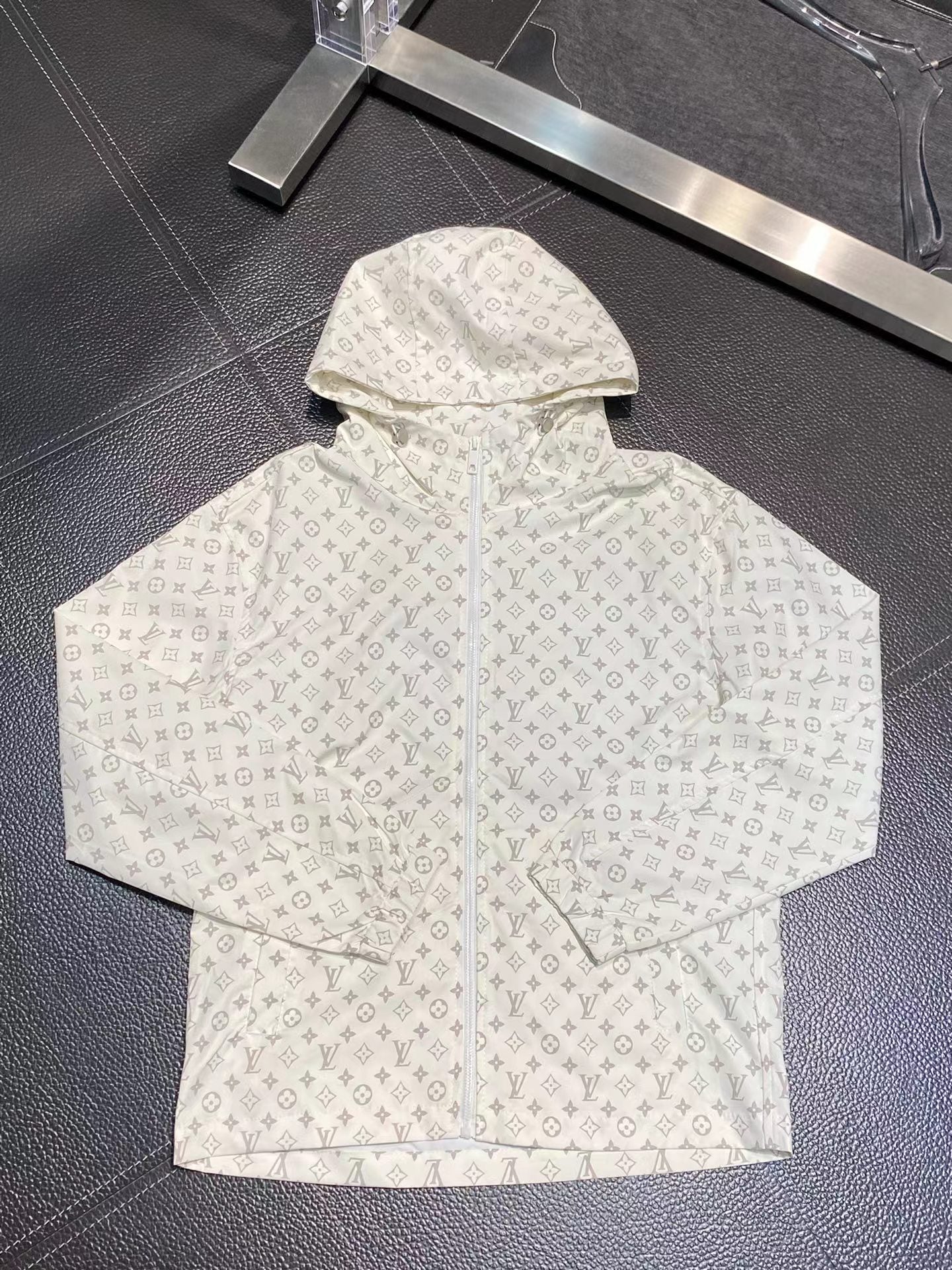 24ss Pure white all-over logo casual suit 1:1