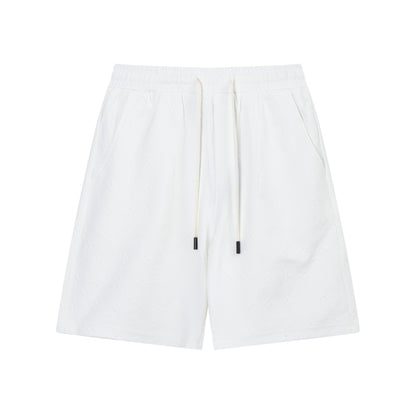 2024 Letter jacquard white short