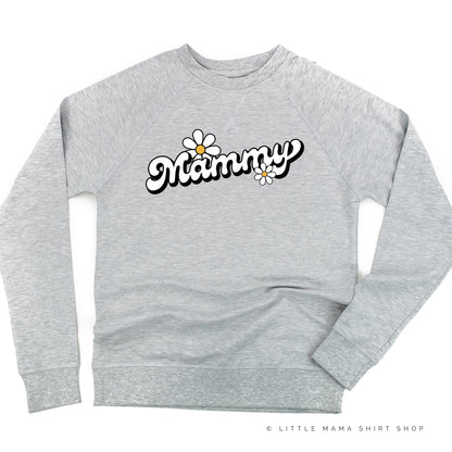 DAISY - MAMMY - w/ Full Daisy on Back - Lightweight Pullover Sweater