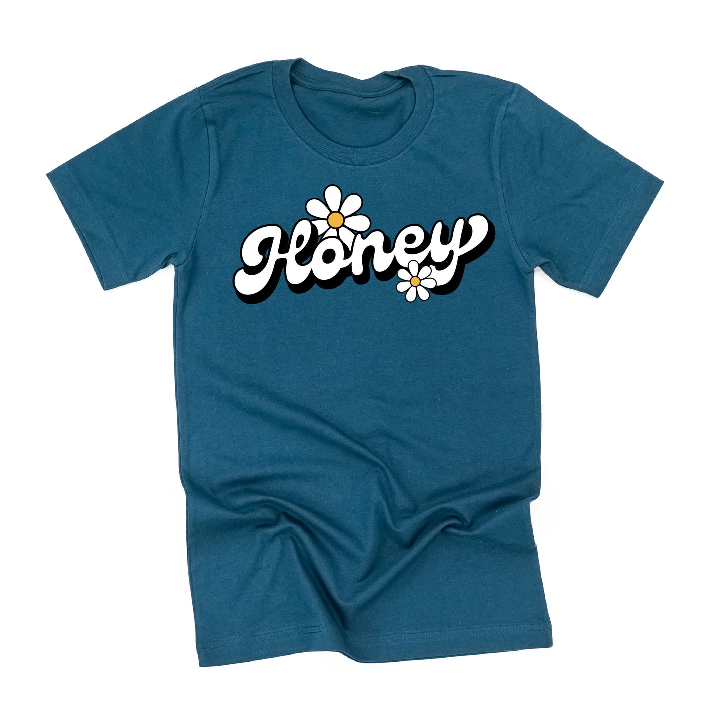 DAISY - HONEY - w/ Full Daisy on Back - Unisex Tee