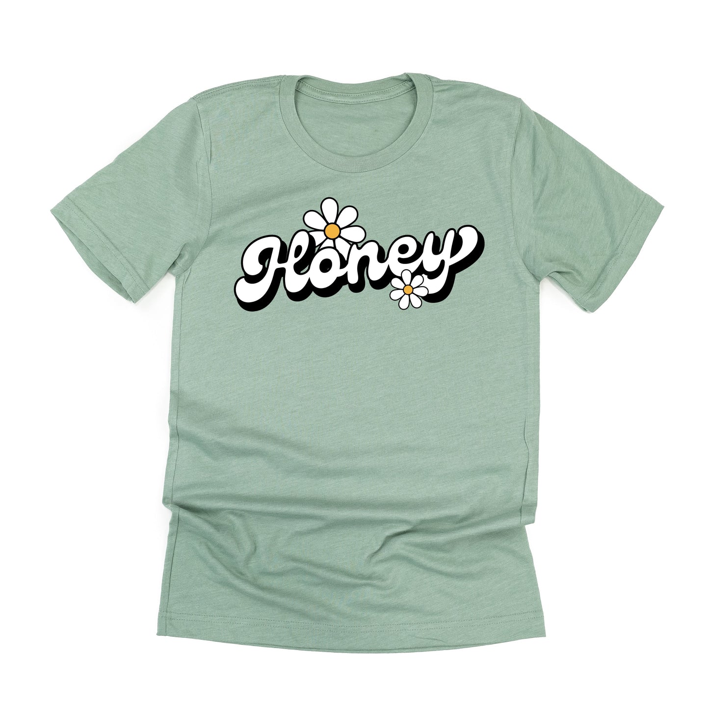 DAISY - HONEY - w/ Full Daisy on Back - Unisex Tee