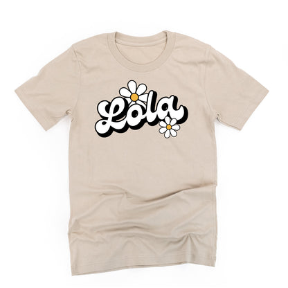 DAISY - LOLA - w/ Full Daisy on Back - Unisex Tee