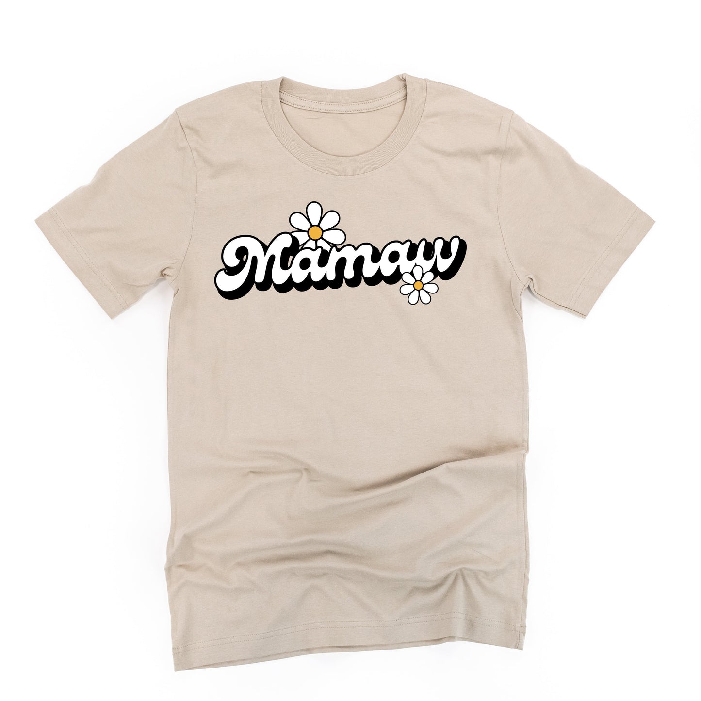 DAISY - MAMAW - w/ Full Daisy on Back - Unisex Tee