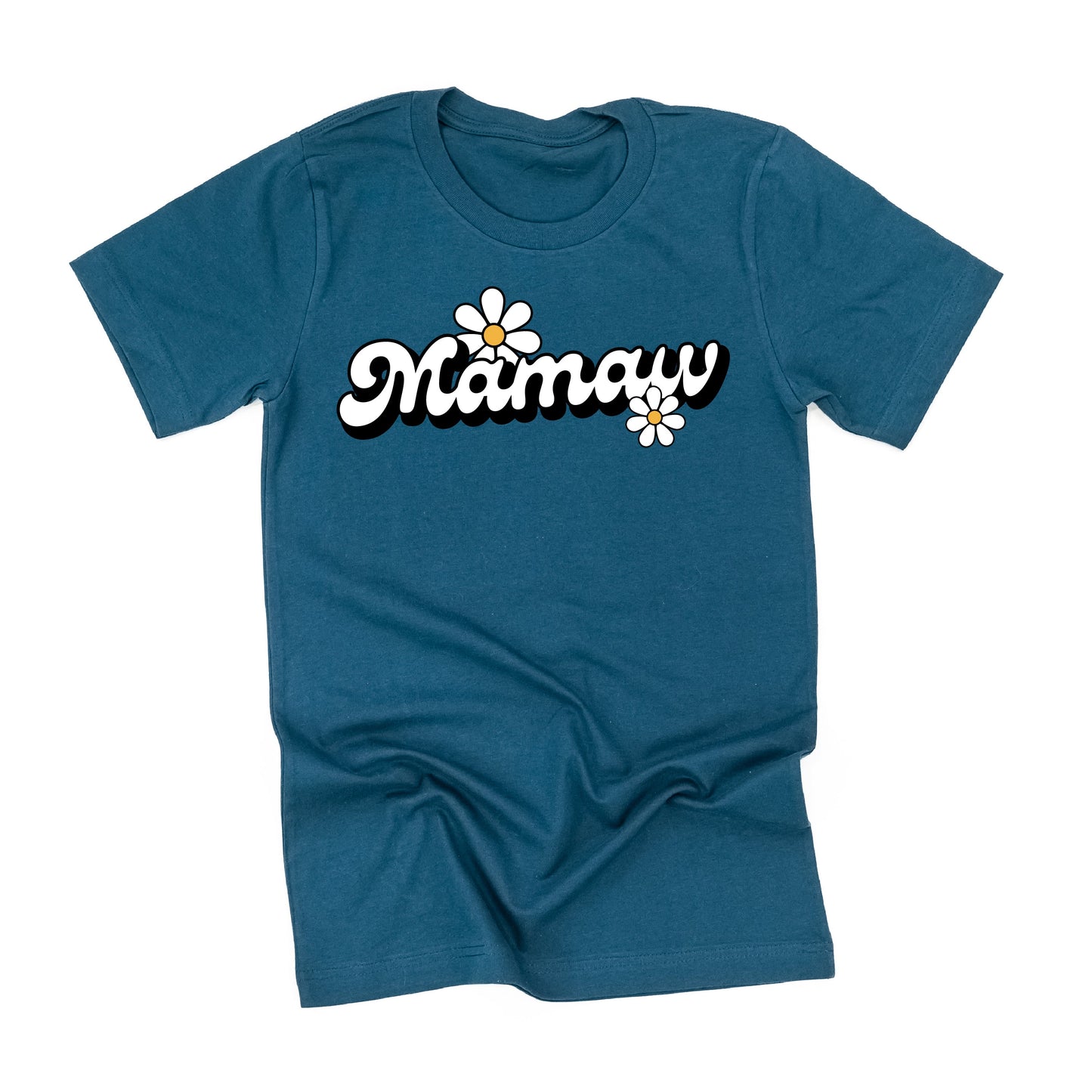 DAISY - MAMAW - w/ Full Daisy on Back - Unisex Tee