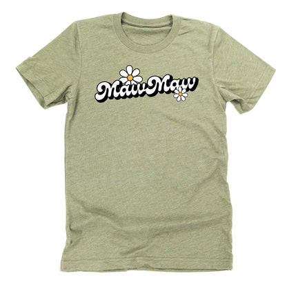 DAISY - MAWMAW (2 W's) - w/ Full Daisy on Back - Unisex Tee