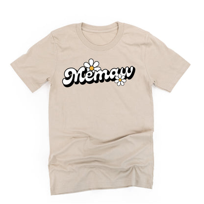 DAISY - MEMAW - w/ Full Daisy on Back - Unisex Tee