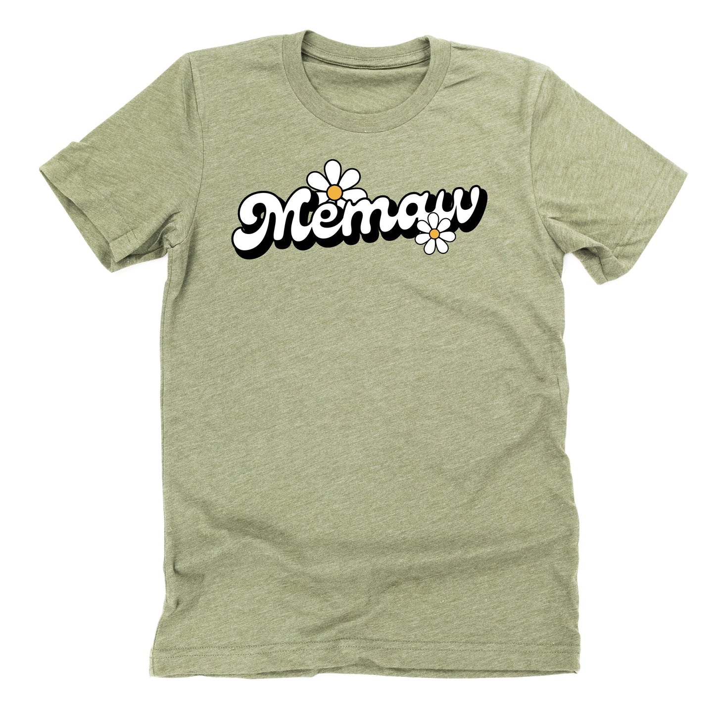 DAISY - MEMAW - w/ Full Daisy on Back - Unisex Tee