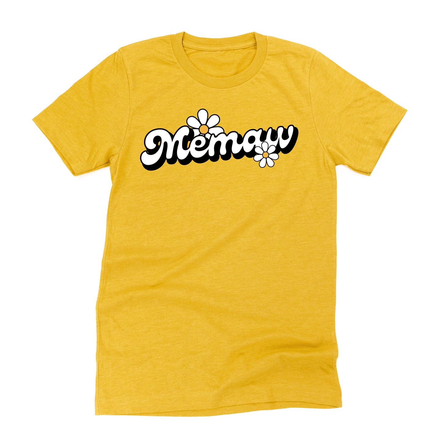 DAISY - MEMAW - w/ Full Daisy on Back - Unisex Tee