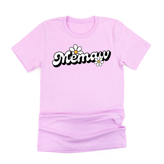 DAISY - MEMAW - w/ Full Daisy on Back - Unisex Tee