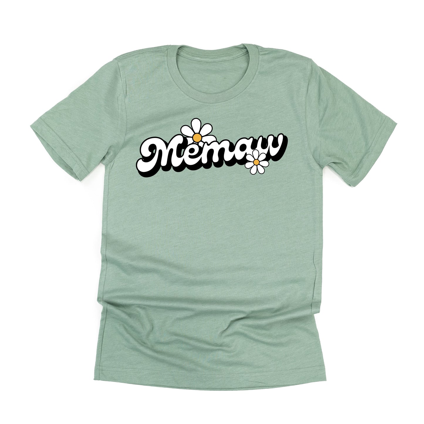 DAISY - MEMAW - w/ Full Daisy on Back - Unisex Tee