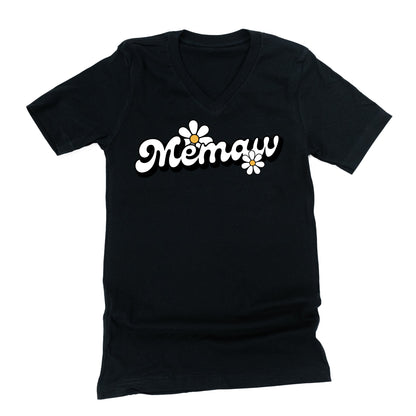 DAISY - MEMAW - w/ Full Daisy on Back - Unisex Tee