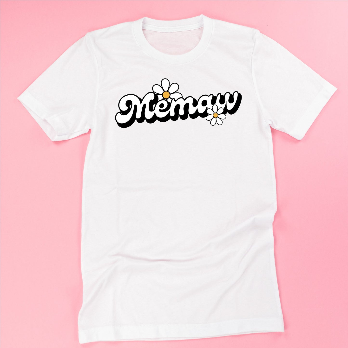 DAISY - MEMAW - w/ Full Daisy on Back - Unisex Tee