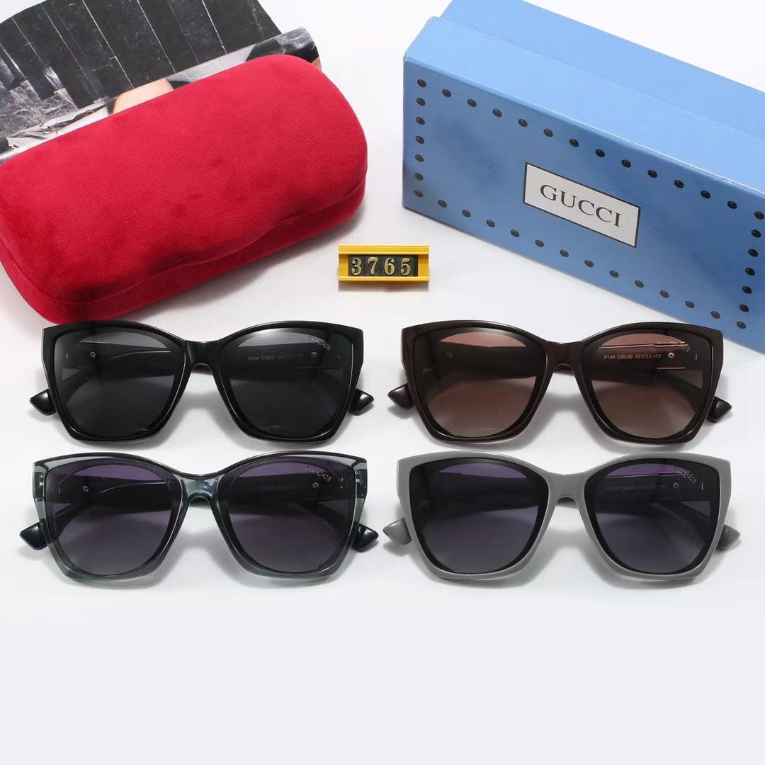 Square Round Frame Sunglasses