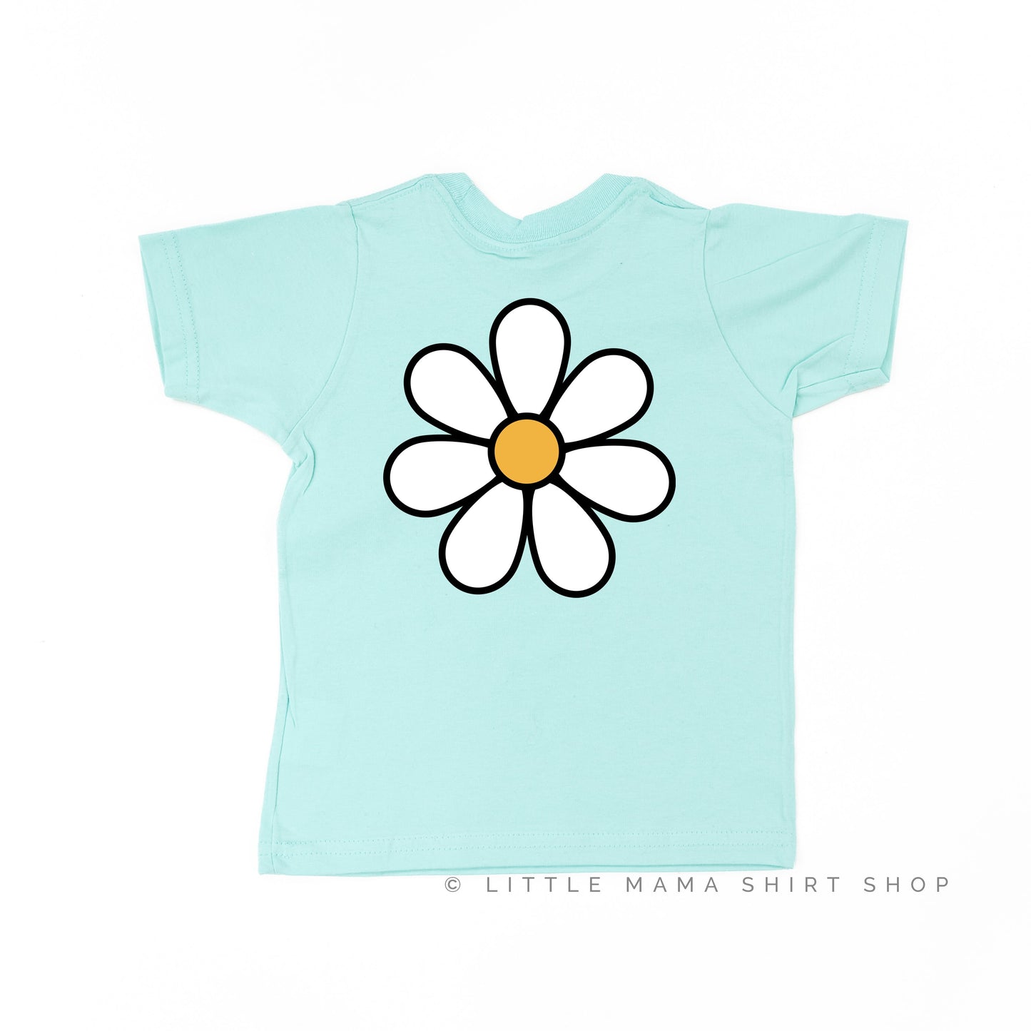 DAISY - BABE - w/ Full Daisy on Back - Short Sleeve Child Shirt