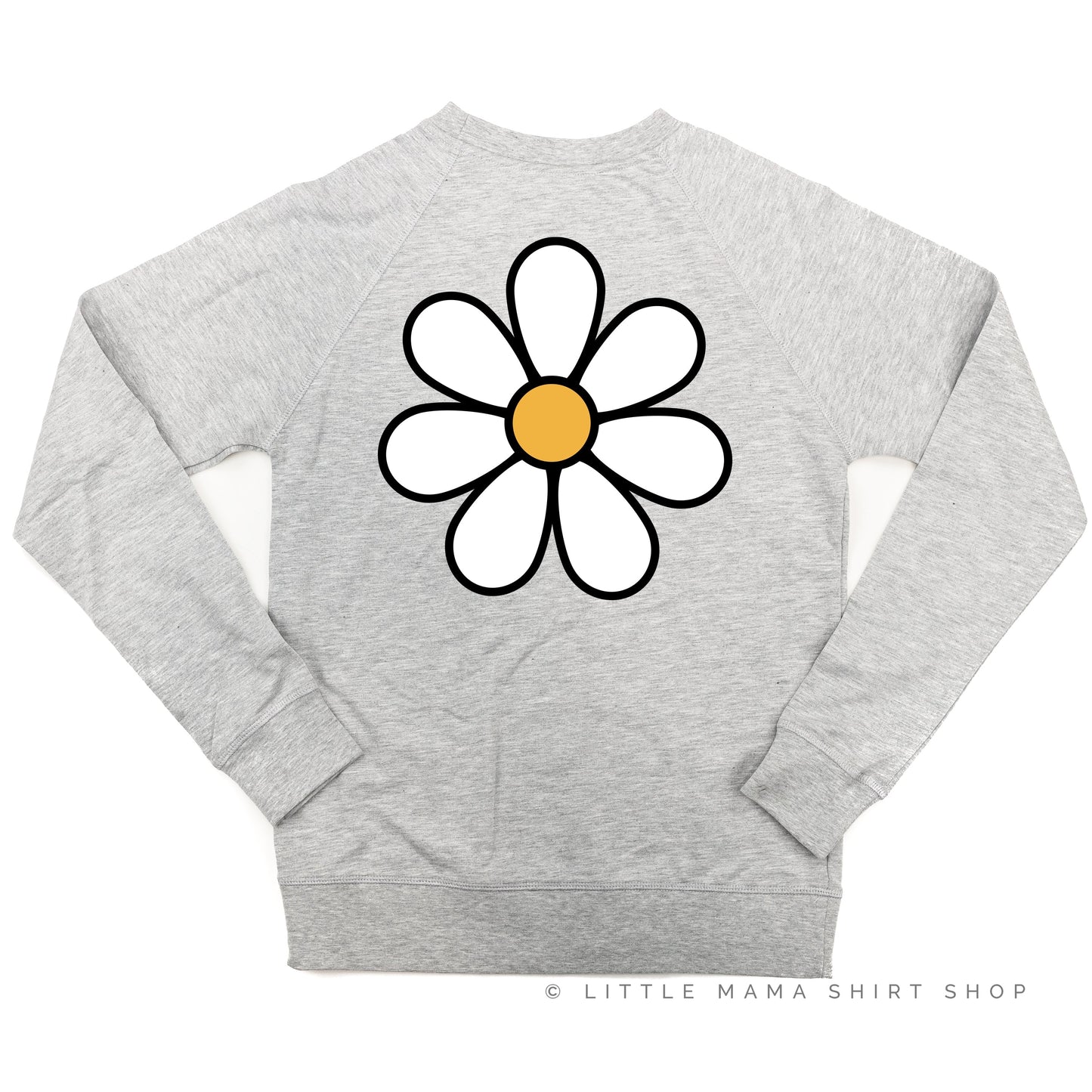 DAISY - MIMA - w/ Full Daisy on Back - Lightweight Pullover Sweater