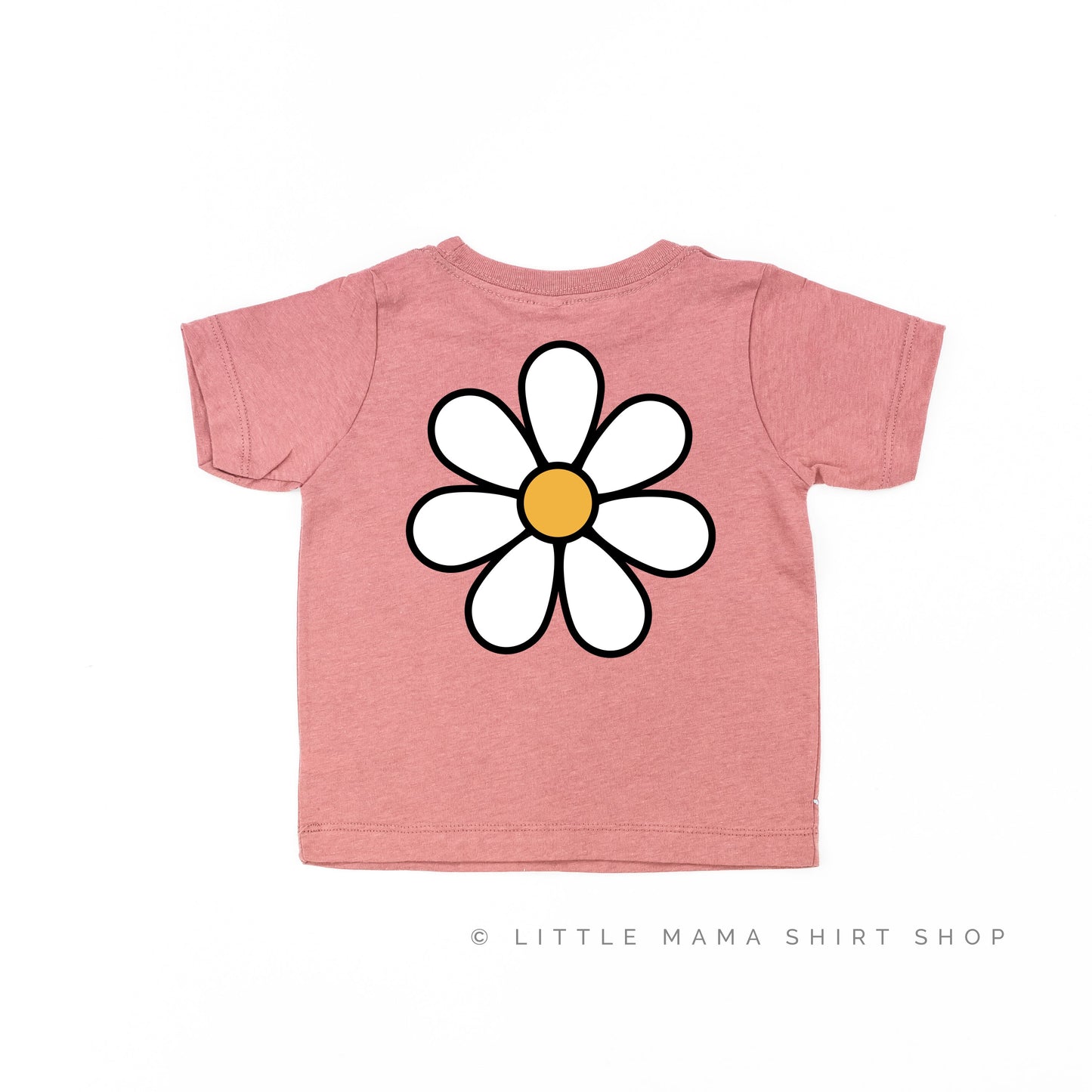 DAISY - BABE - w/ Full Daisy on Back - Short Sleeve Child Shirt