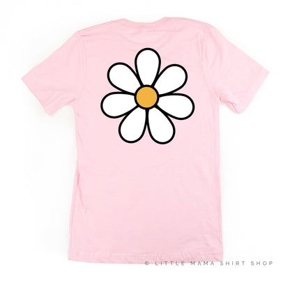 DAISY - LOVEY - w/ Full Daisy on Back - Unisex Tee