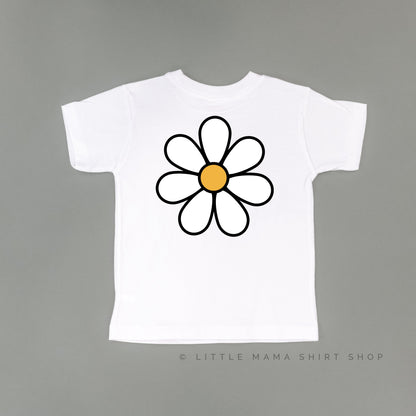 DAISY - BIRTHDAY GIRL - w/ Full Daisy on Back - Short Sleeve Child Shirt