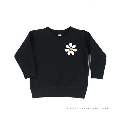 Pocket Daisy on Front w/ Have a Great Daysy on Back - Child Sweater