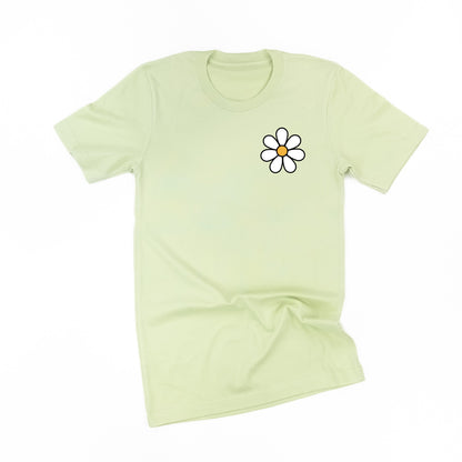 Pocket Daisy on Front w/ Have a Great Daysy on Back - Unisex Tee