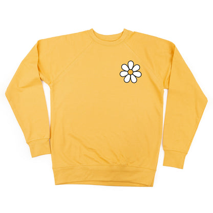 Pocket Daisy on Front w/ Have a Great Daysy on Back - Lightweight Pullover Sweater