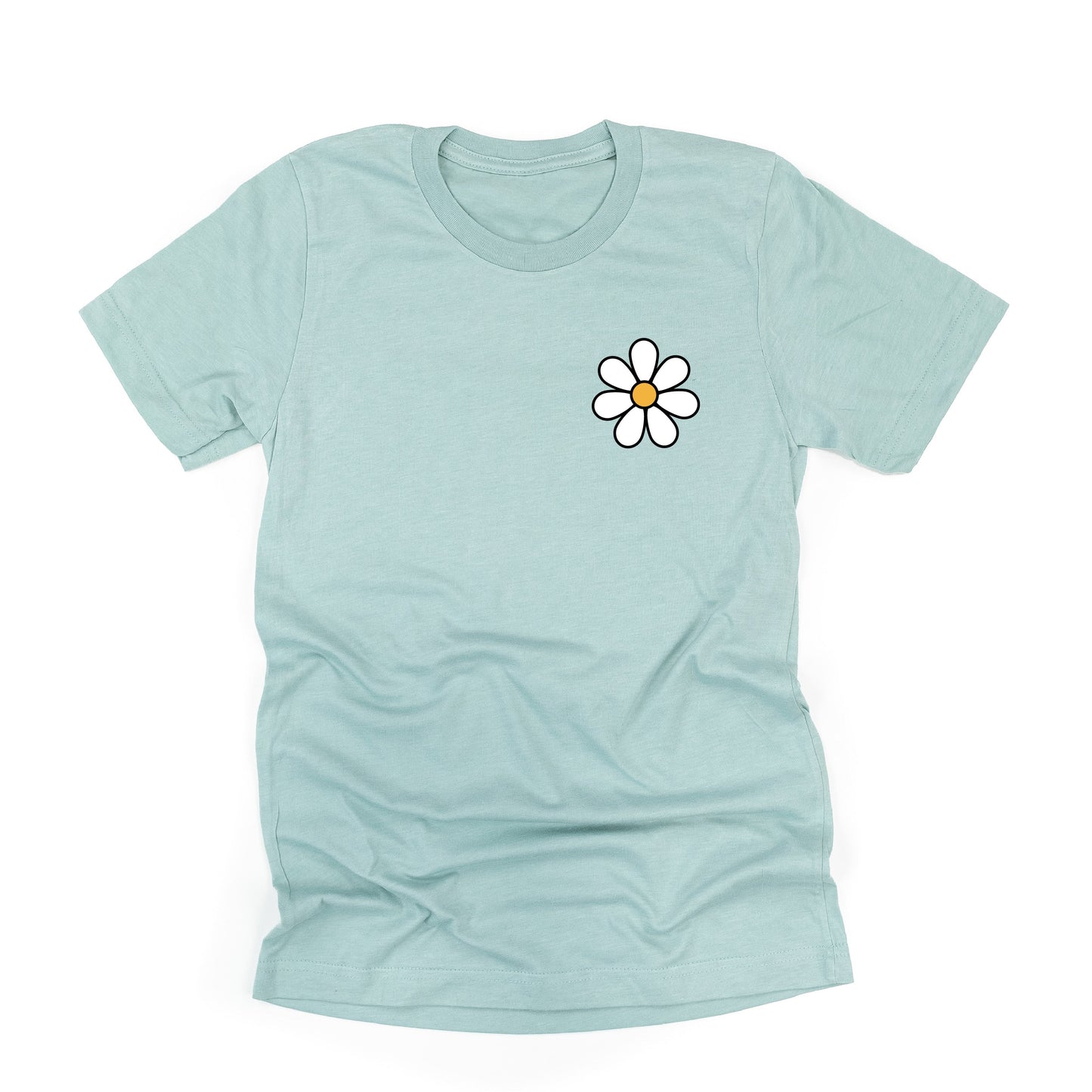 Pocket Daisy on Front w/ Have a Great Daysy on Back - Unisex Tee