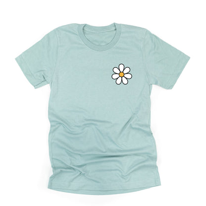 Pocket Daisy on Front w/ Have a Great Daysy on Back - Unisex Tee